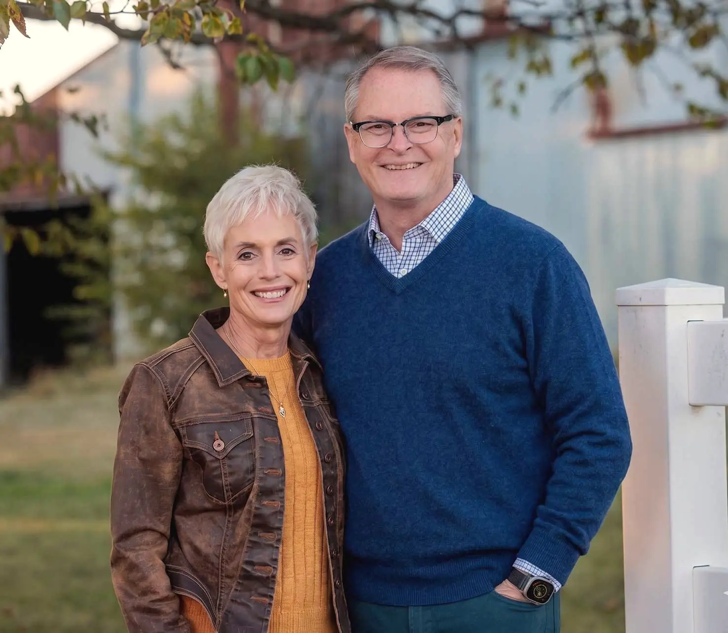 Adam Hamilton and his wife, LaVon